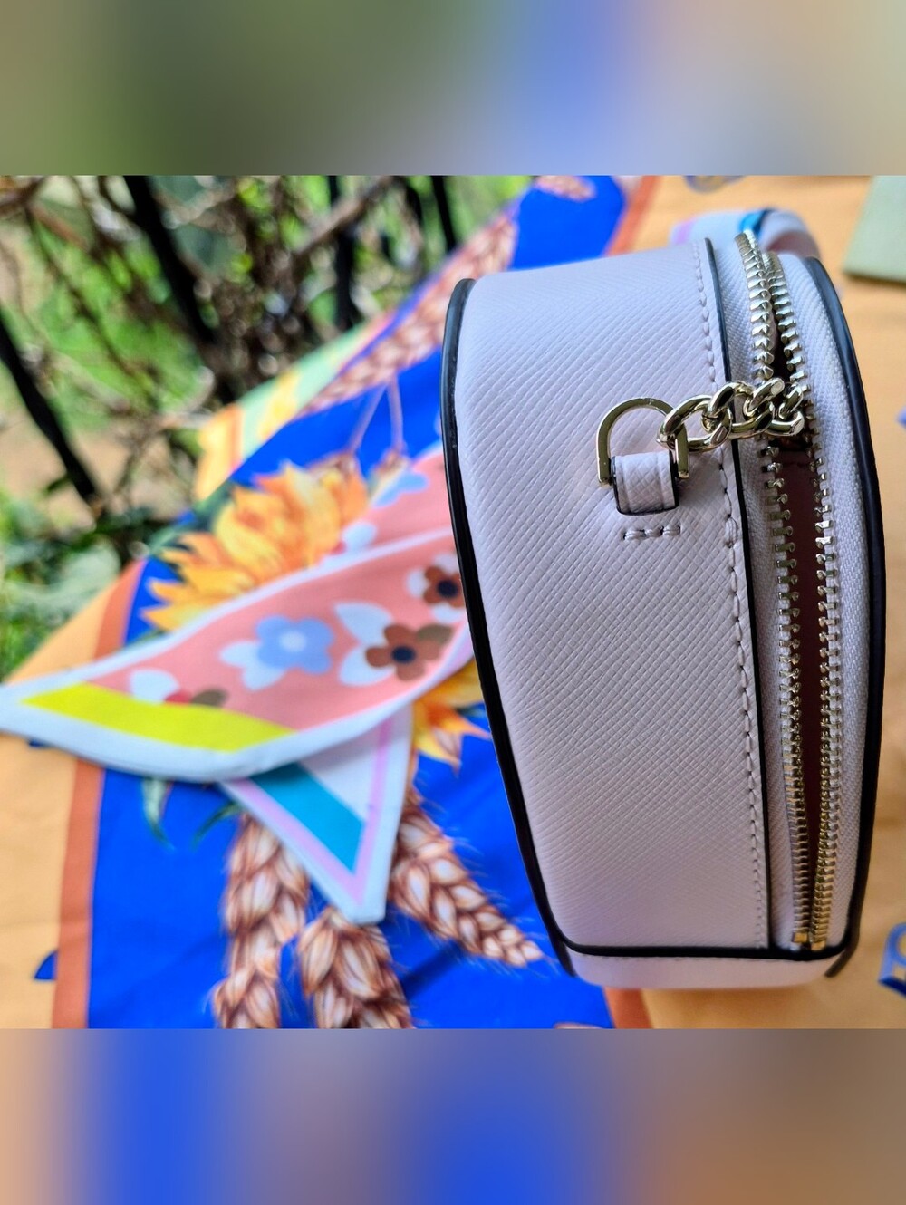 KATE SPADE ๐ LOVE SHACK MINI CROSSBODY ๐ Pink Saffiano Leather/Gold HW ๐ NWoT - Picture 6 of 12